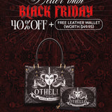 "Othello" Small Leather Handbag Deal