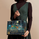 "Neverland Sky" Leather Handbag