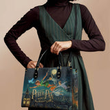 "Neverland Sky" Leather Handbag