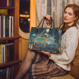 "Neverland Sky" Leather Handbag