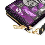 "The Codex of Gothic Tales" Violet Echo Wallet