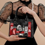 "The Codex of Gothic Tales" Black Widow’s Kiss - Black Interior - Small Leather Handbag