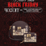 "Poe's Library" Ashen Black Circle Crossbody Bag Deal