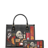 "The Codex of Gothic Tales" Deadlight Black Leather Handbag Deal