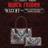 "The Colour Out Of Space" Small Leather Handbag Deal