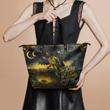 "The King In Yellow" Leather Tote Bag Deal