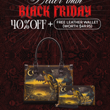 "The King In Yellow" Small Leather Handbag Deal