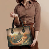 "Mermaid’s Sacrifice" Leather Handbag