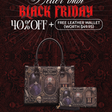"The Murders In The Rue Morgue" Small Leather Handbag Deal