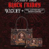 "The Picture Of Dorian Gray" Small Leather Handbag Deal