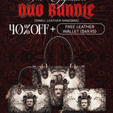 "The Raven" The Signature Duo Bundle (Small Leather Handbag)