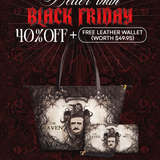 "The Raven" Leather Tote Bag Deal