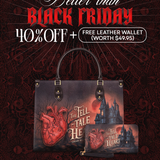 "The Tell-Tale Heart" Leather Handbag Deal