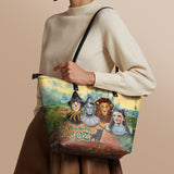 "Emerald City Dream" Leather Tote Bag