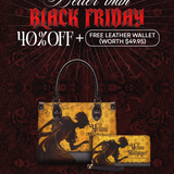 "The Yellow Wallpaper" Small Leather Handbag Deal