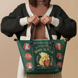 "Hundred Acre Dream" Leather Tote Bag