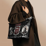 "The Dracula" Leather Tote Bag Matching Set - CLEAROUT