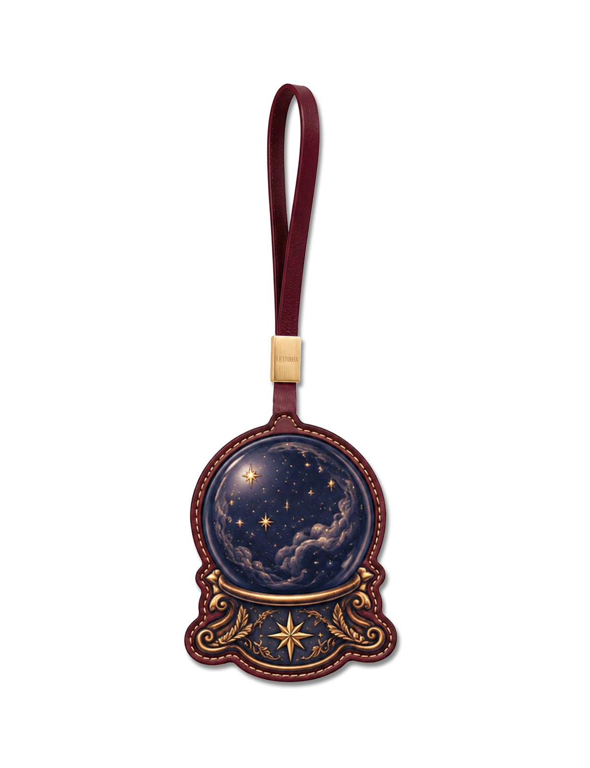 "The Seeds Of Time" Leather Bag Charm