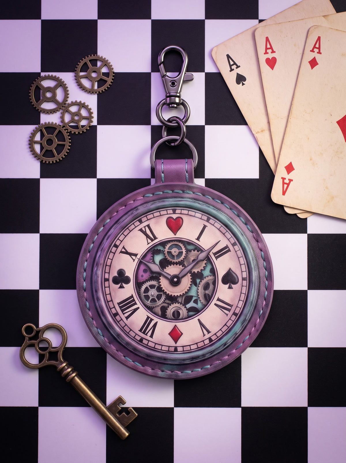 "Oh Dear! Oh Dear!" Leather Bag Charm