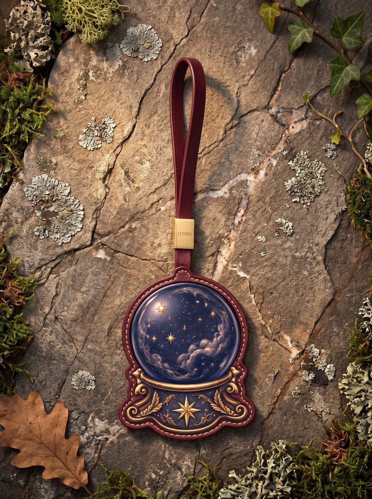 "The Seeds Of Time" Leather Bag Charm