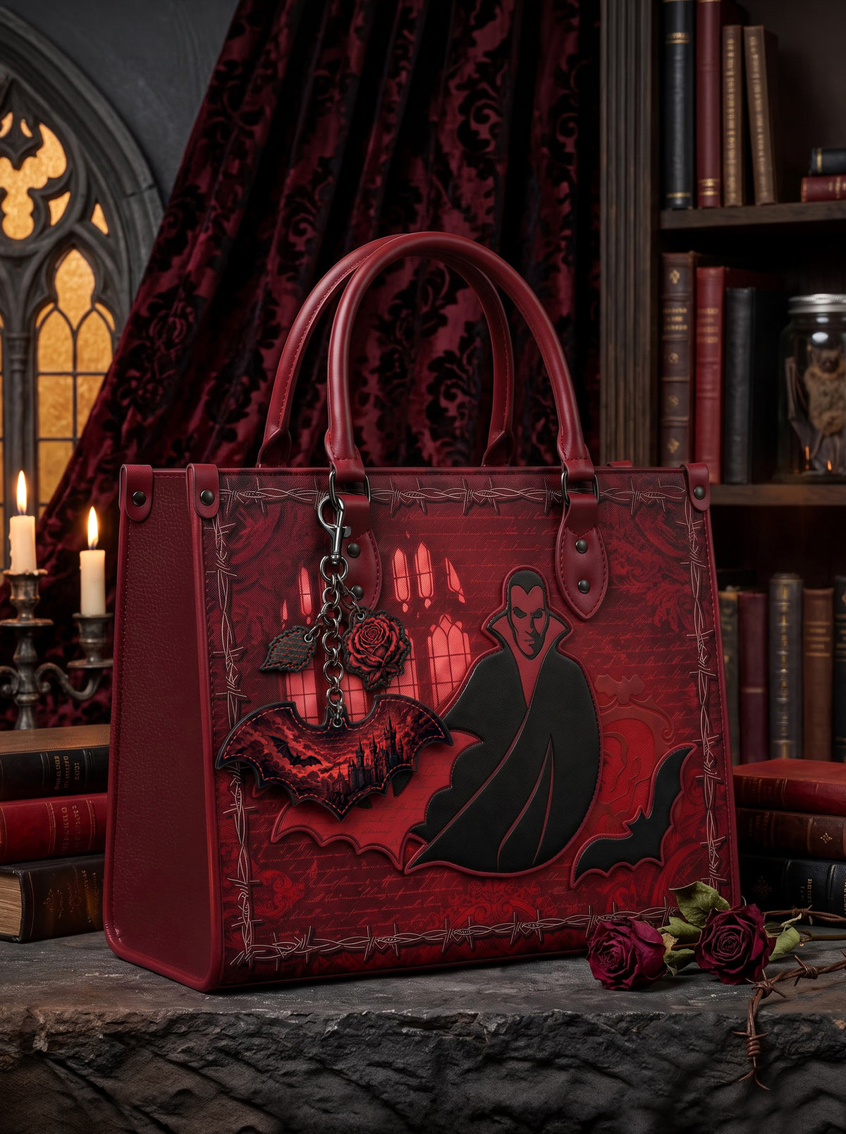 "Children Of The Night" Leather Bag Charm