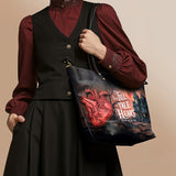 The Tell Tale Heart Leather Tote Bag