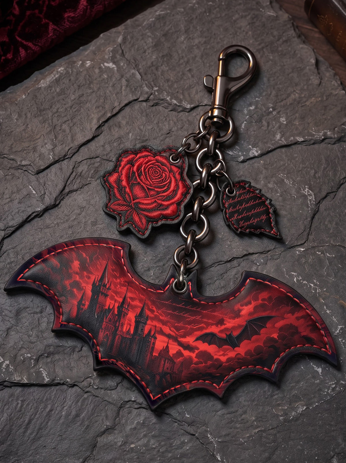 "Children Of The Night" Leather Bag Charm