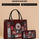 The Crimson Codex Leather Handbag Deal