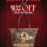 "A Dream Within A Dream" Leather Tote Bag Deal
