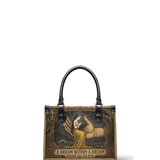 "A Dream Within A Dream" - Black Interior - Small Leather Handbag