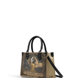 "A Dream Within A Dream" - Black Interior - Small Leather Handbag