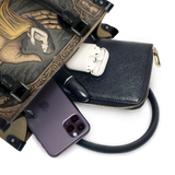 "A Dream Within A Dream" - Black Interior - Small Leather Handbag