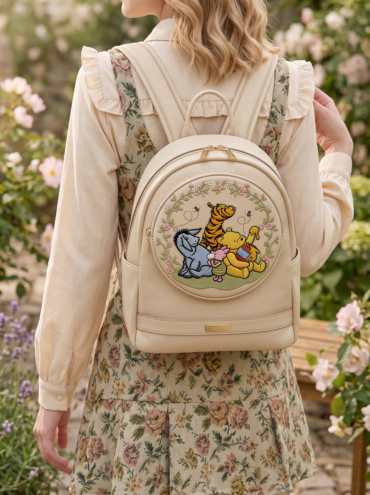"A Little Something" Skein Leather Backpack