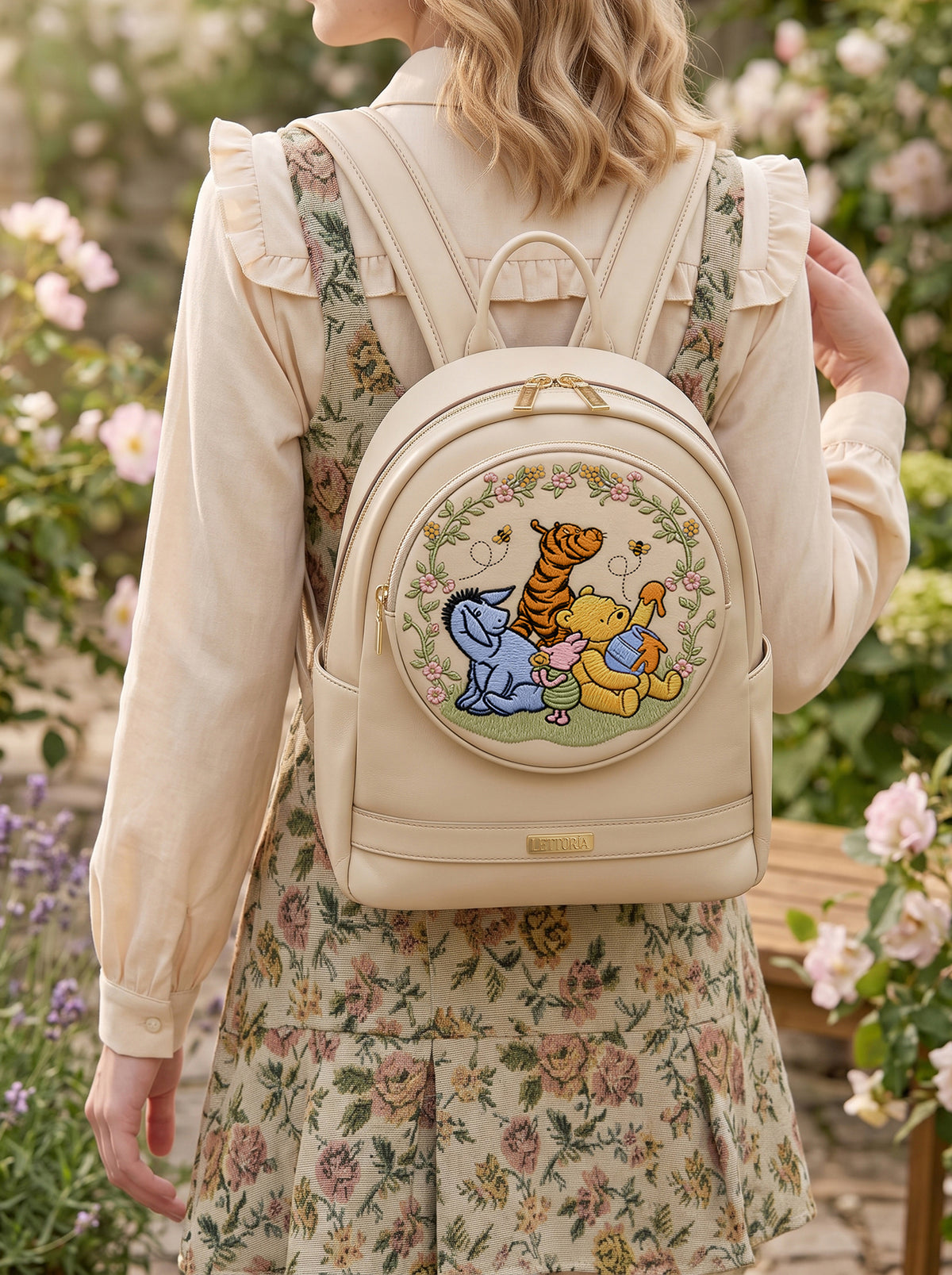 "A Little Something" Skein Leather Backpack