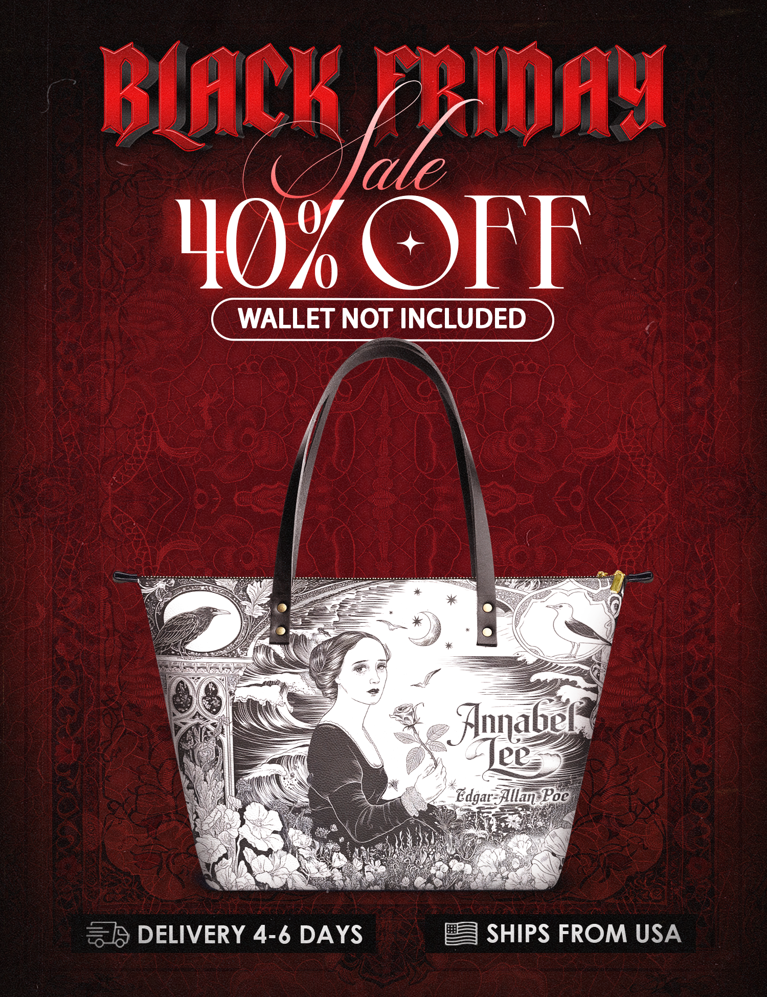 "Annabel Lee" Leather Tote Bag Deal