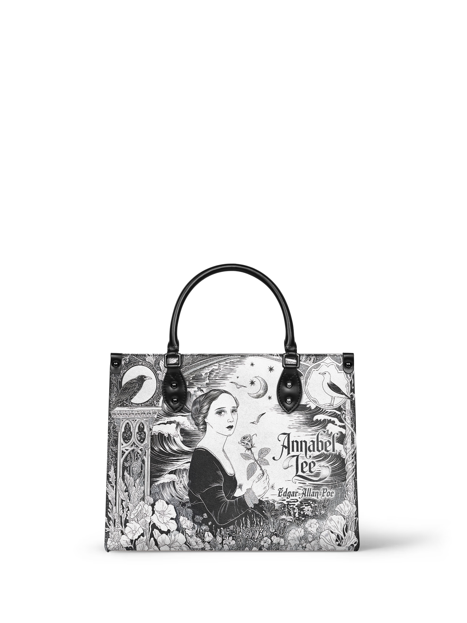 "Annabel Lee" - Brown Interior - Leather Handbag