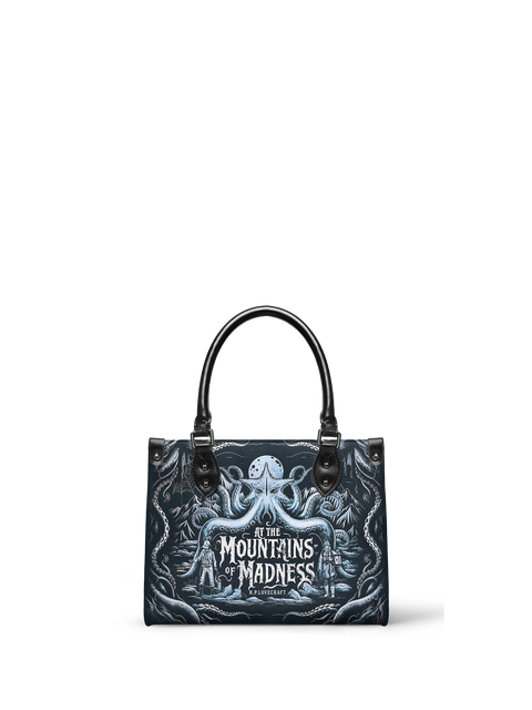 "At The Mountains Of Madness" - Black Interior - Small Leather Handbag