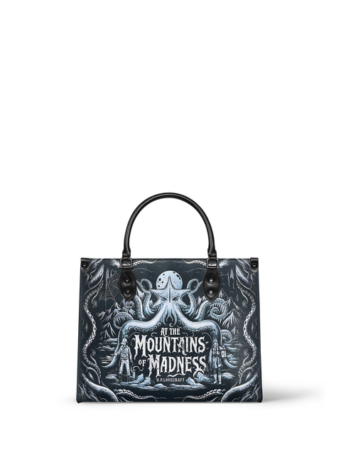 "At The Mountains Of Madness" - Black Interior - Leather Handbag
