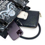 "At The Mountains Of Madness" - Black Interior - Small Leather Handbag
