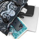 "At The Mountains Of Madness" - Black Interior - Leather Handbag
