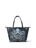 "At The Mountains Of Madness" Leather Tote Bag