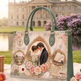 “Austen's Quill” Applique Leather Handbag Pre-order