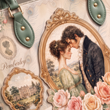 “Austen's Quill” Applique Leather Handbag Pre-order