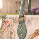 “Austen's Quill” Applique Leather Handbag Pre-order