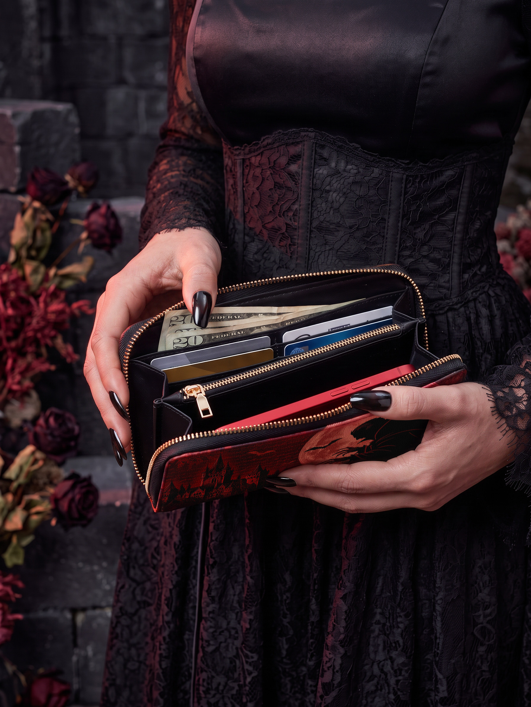 "Carfax Abbey" Wallet