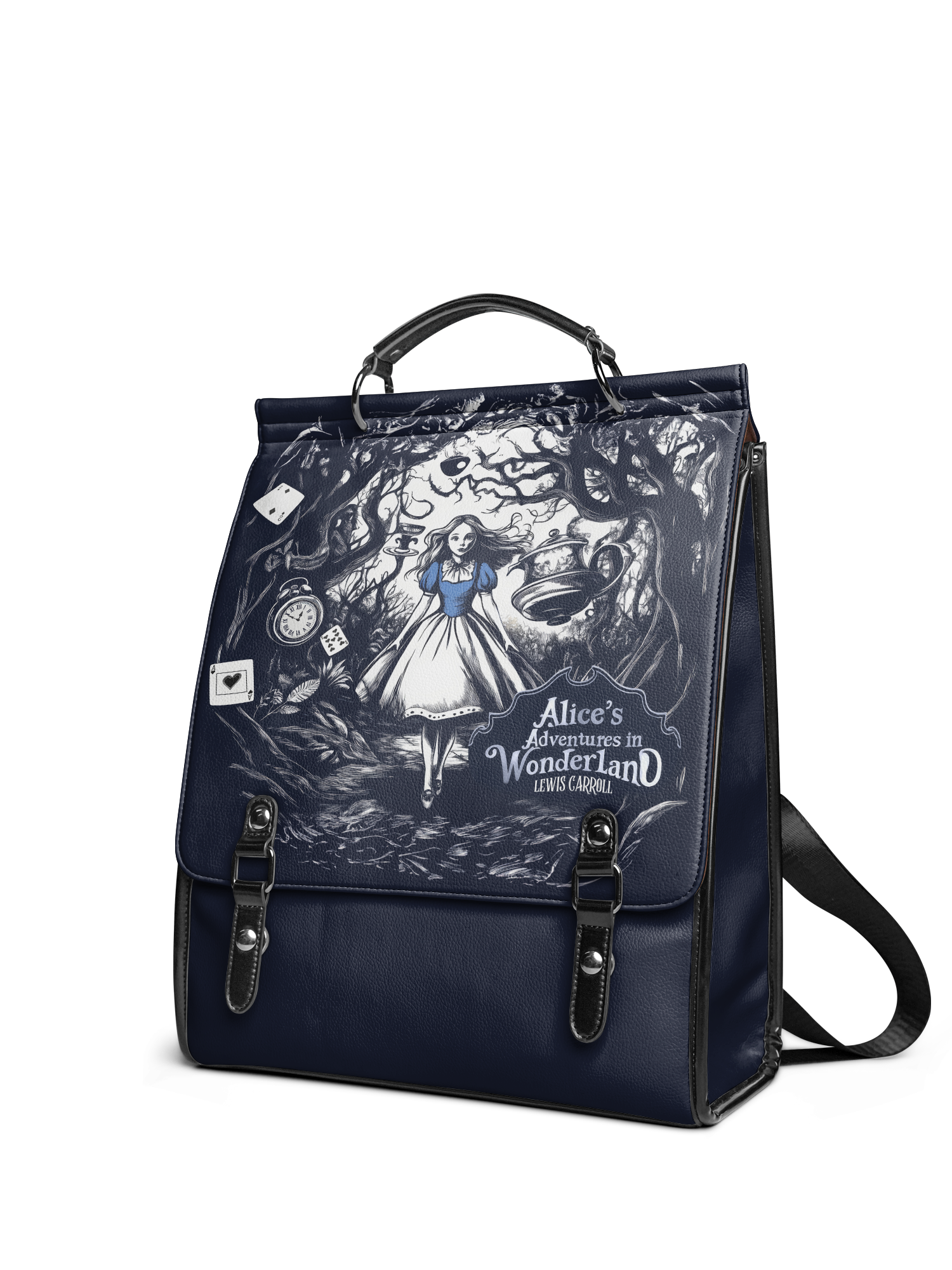 carroll leather backpack Down the Rabbit Hole" Leather Backpack – Lettoria