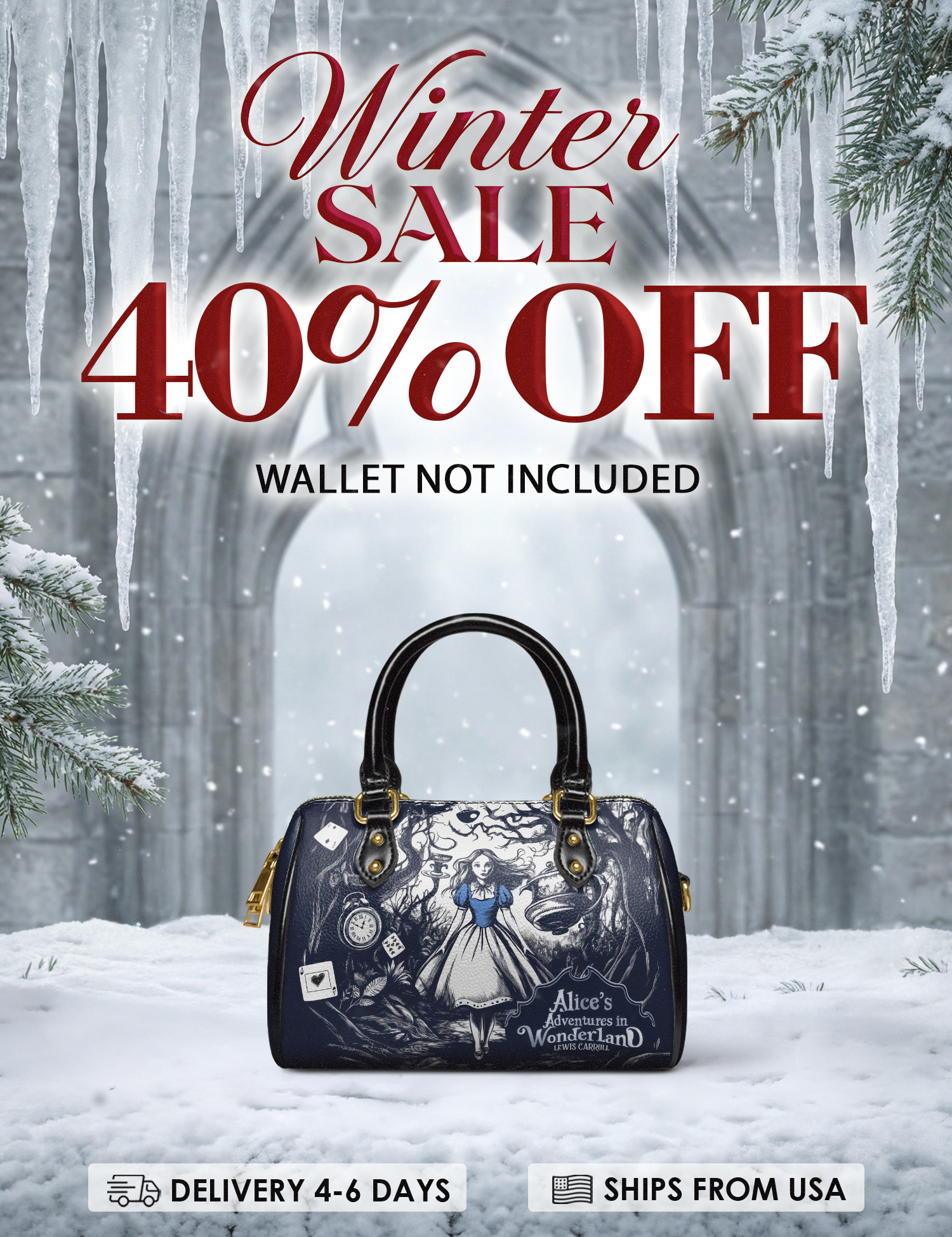 "Down The Rabbit Hole" Mini Satchel Deal