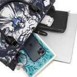 "Down the Rabbit Hole" - Black Interior - Leather Handbag