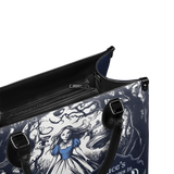 "Down the Rabbit Hole" - Black Interior - Leather Handbag