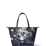 "Down the Rabbit Hole" Leather Tote Bag